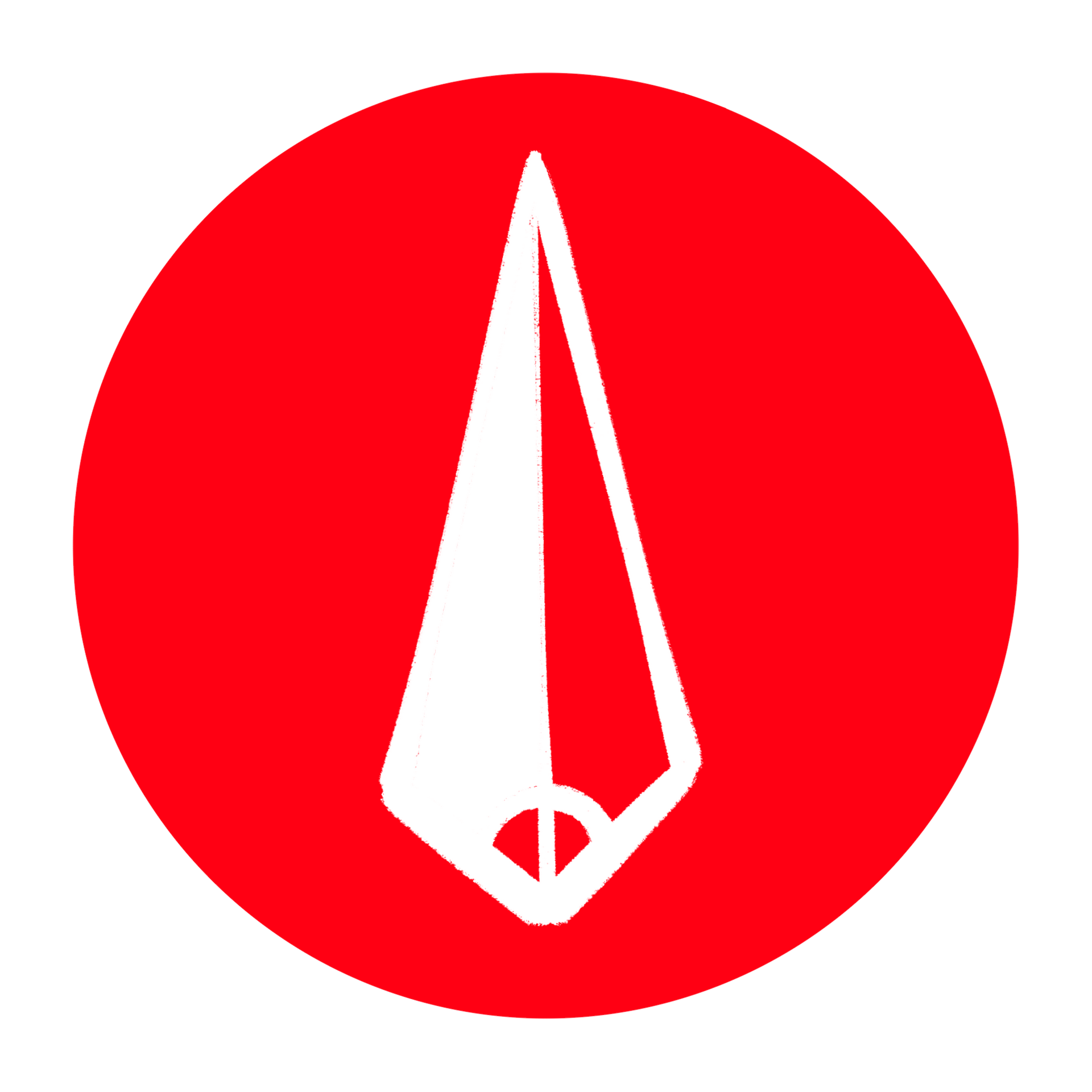 Rot-weisses Icon eines Rigging-Bones